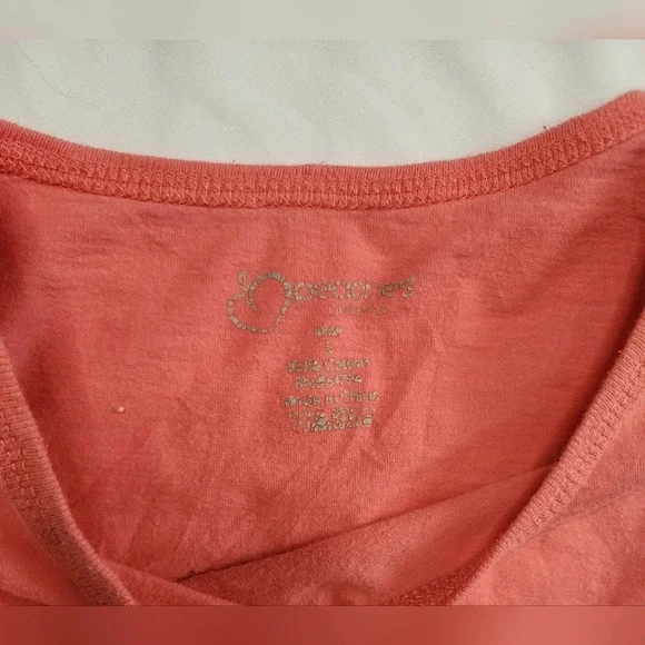 Peaches Womens Long Sleeve Stretchy Athleisure Top Large - Picture 7 of 10